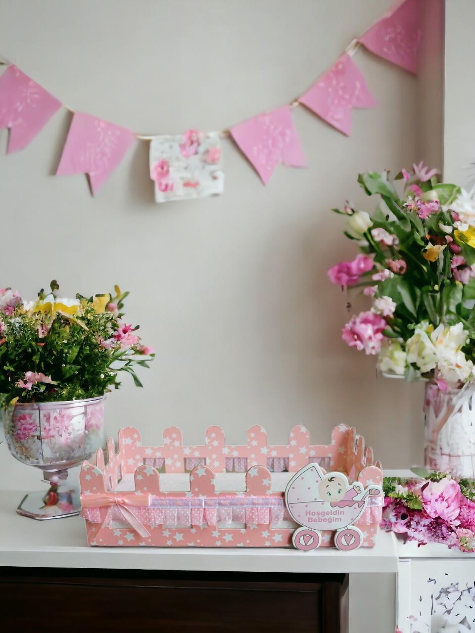 Bebek Sepeti Çit Pembe