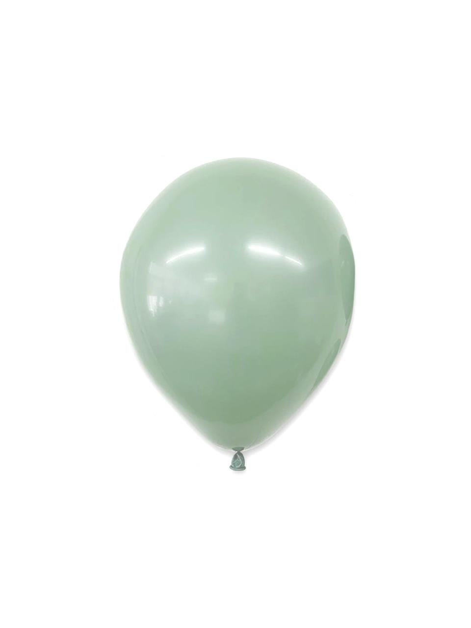 Kış Yeşili Retro Balon 12 inc 100'lü