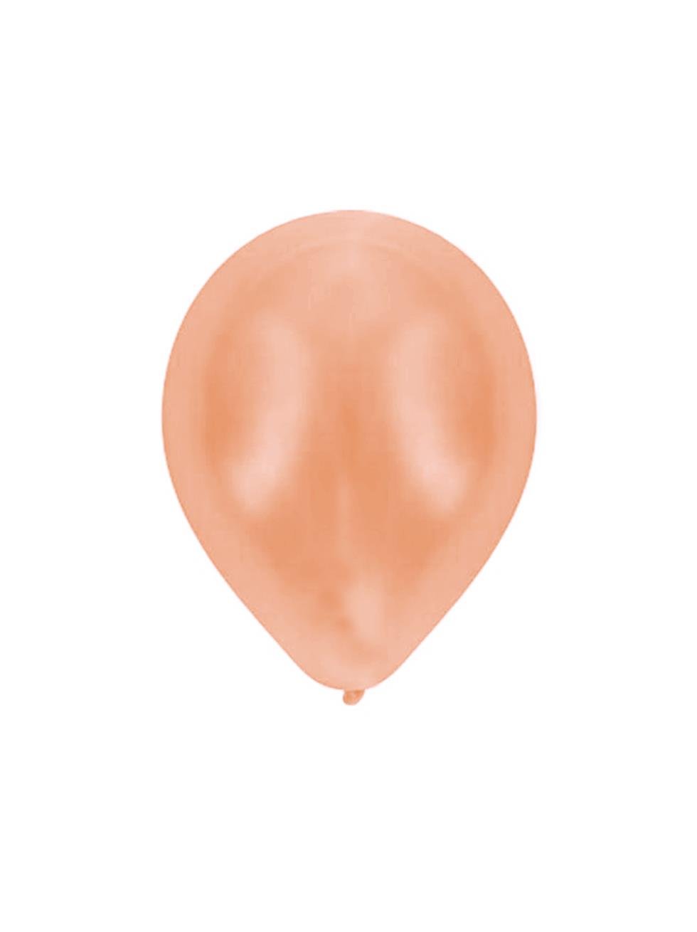 Rose Gold Metalik Balon 10'Lu 12