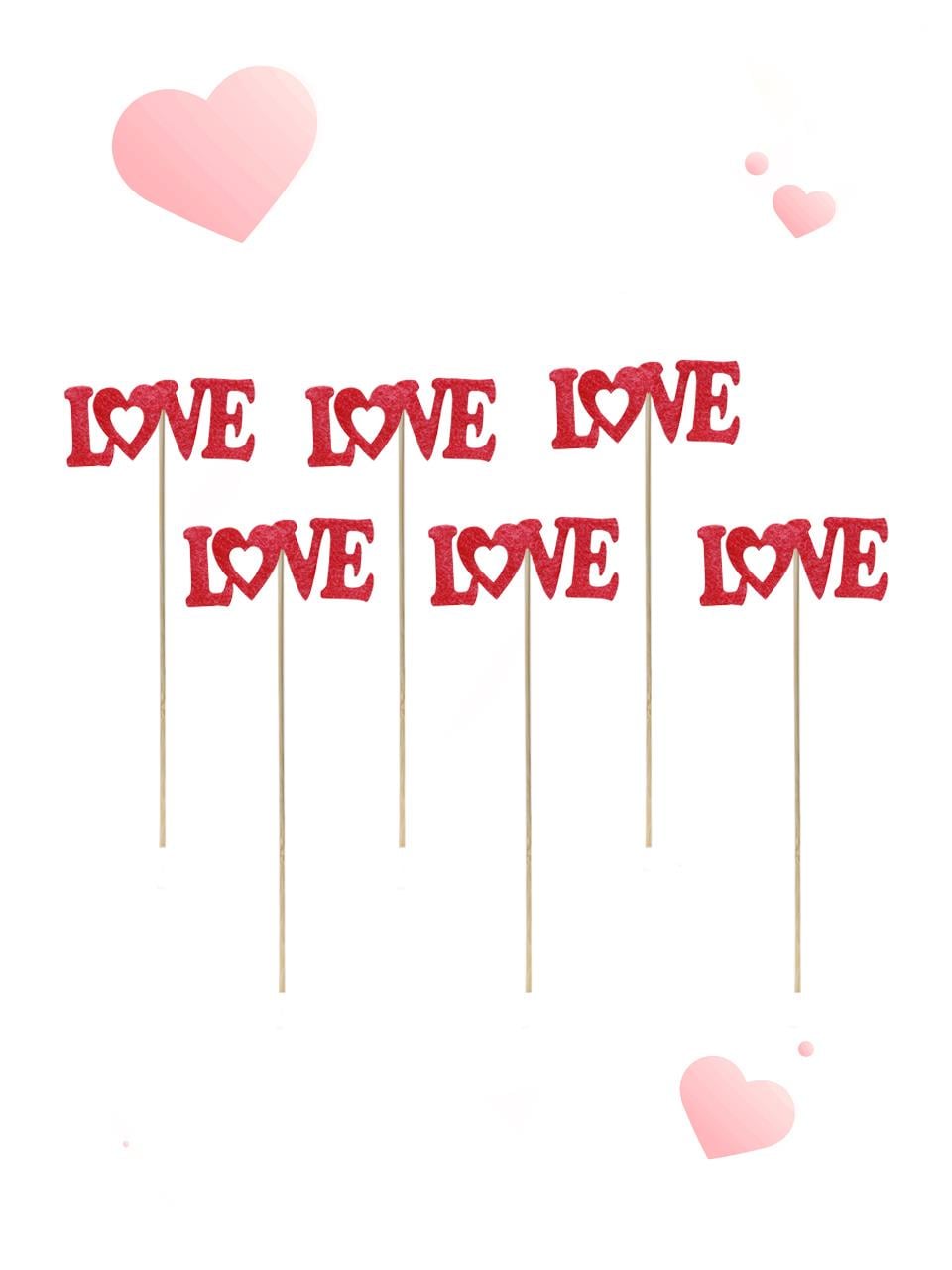 Love Çubuklu 6' Li 8Cm