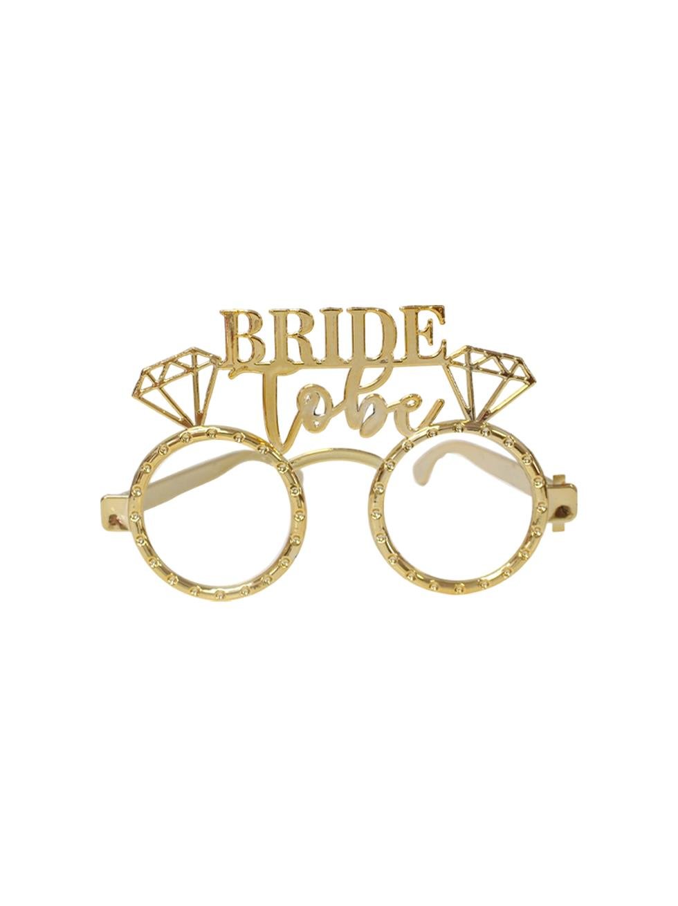 Bride To Be Taç Gözlük Set Bekarlığa Veda Parti Aksesuarı Gold