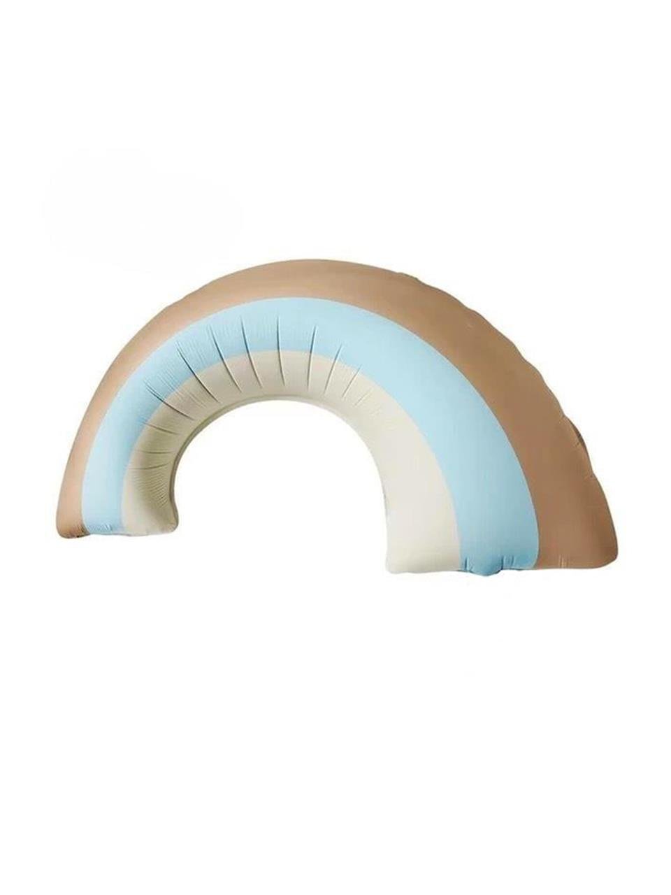 Retro Gökkuşağı Folyo Balon Parti Balonu Mavi 82 cm