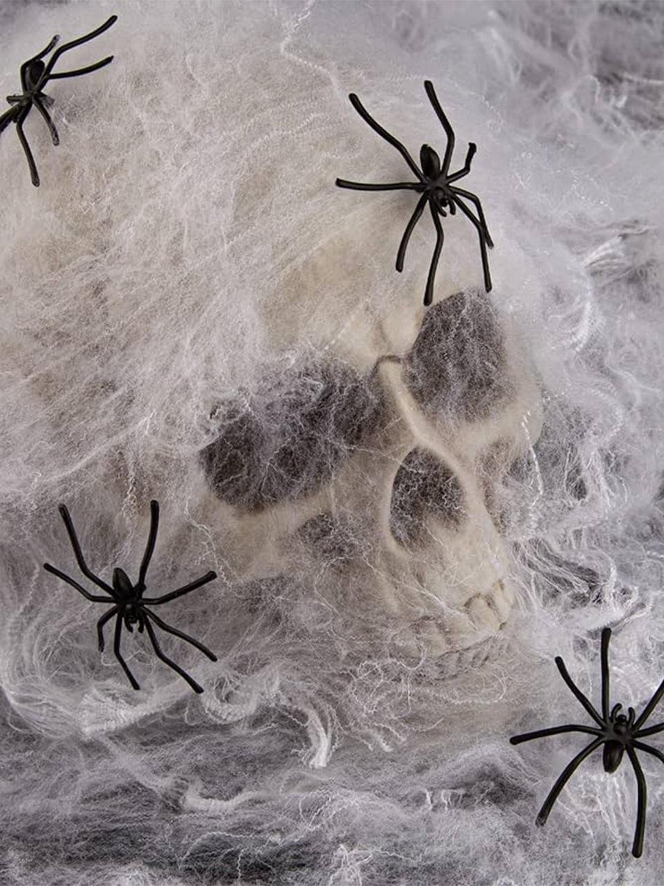 Halloween Cadılar Bayramı Dekoru Örümcek Ağı Beyaz