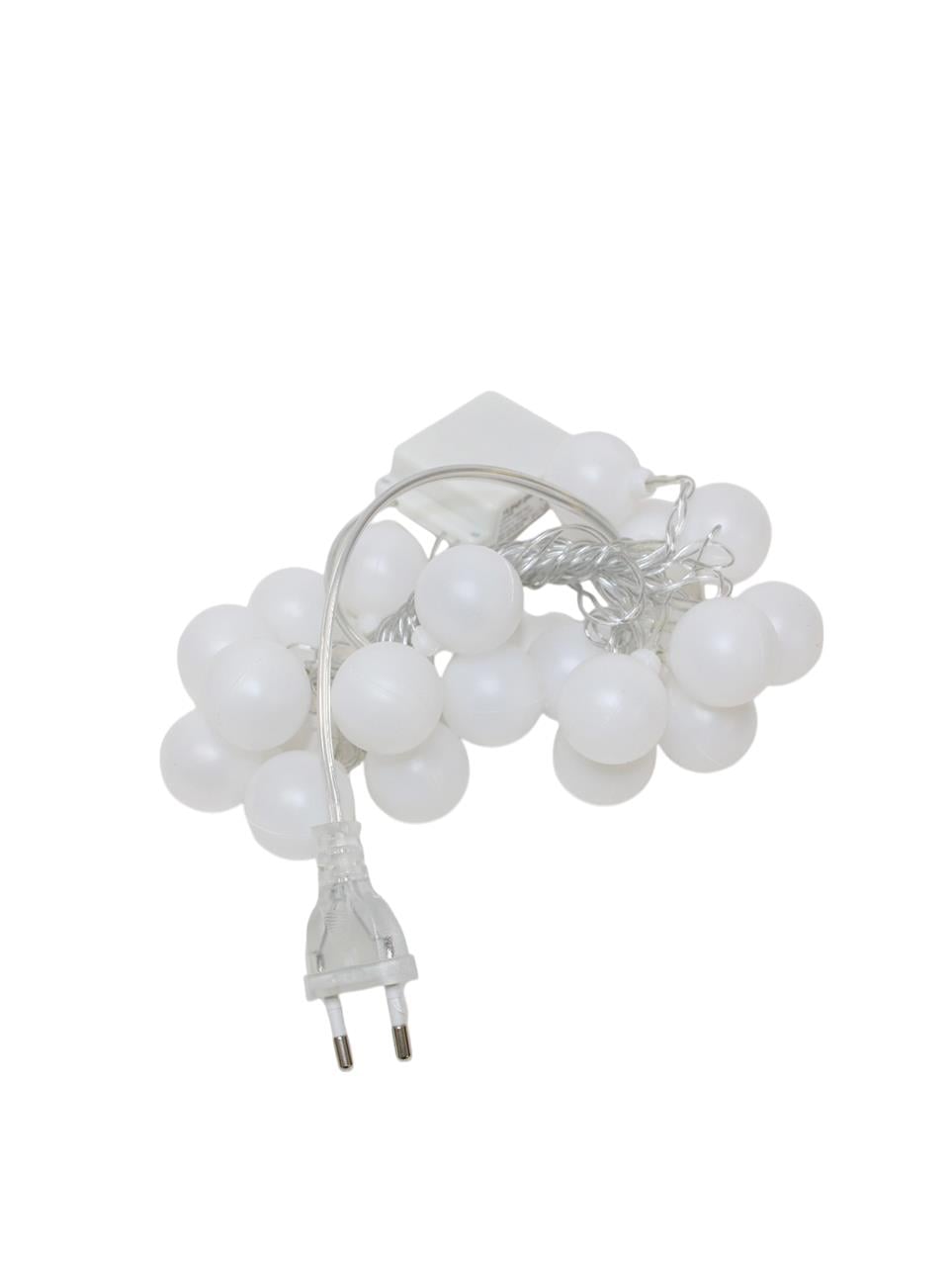 Dekoratif Fişli Renkli Top Led Işık Yılbaşı Aydınlatma 3 Metre