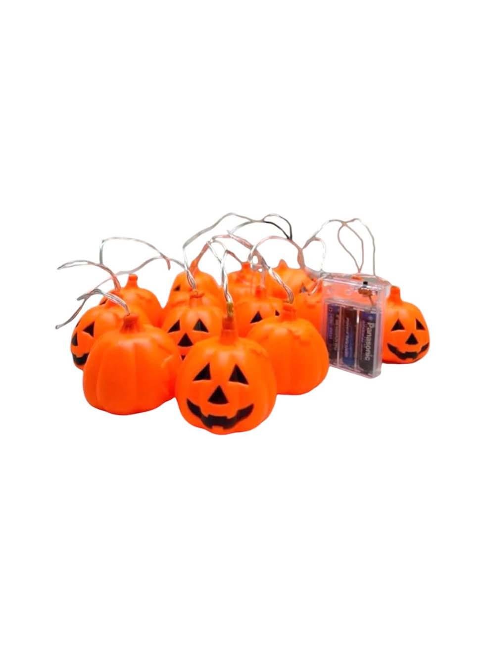 Cadılar Bayramı Balkabağı Figürlü Pilli Led Işık