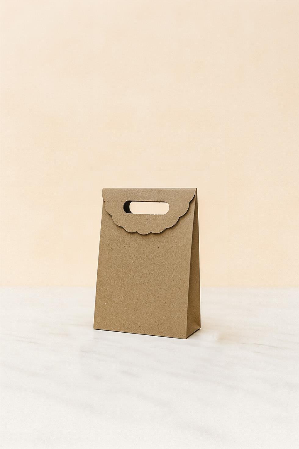 El Geçme 9x13 Cm Kraft Çanta 25'Li