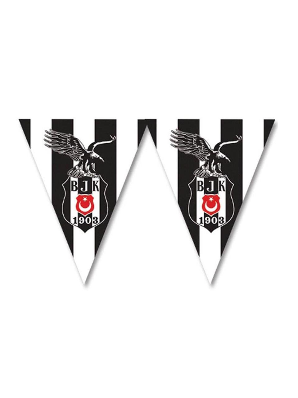 Beşiktaş Üçgen Bayrak Set
