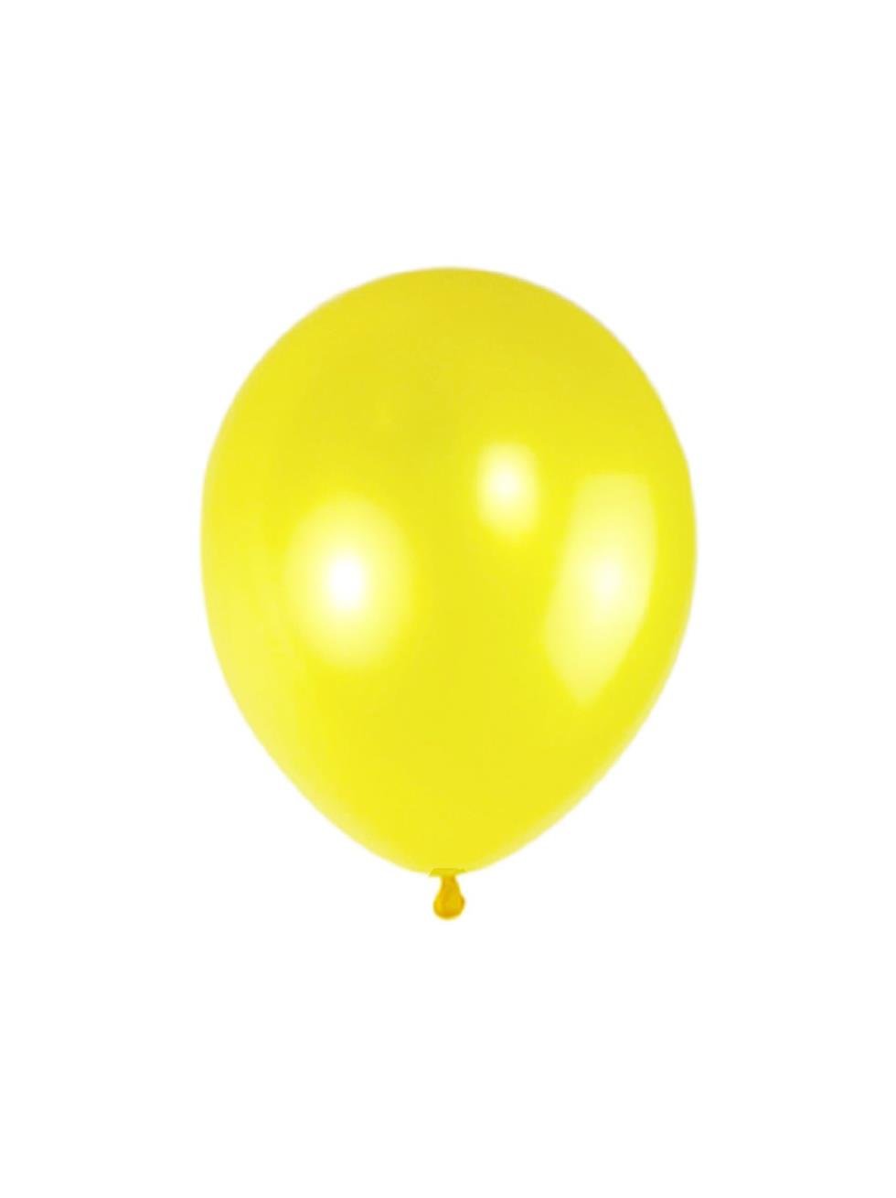 Sarı Metalik Balon 10'Lu 12