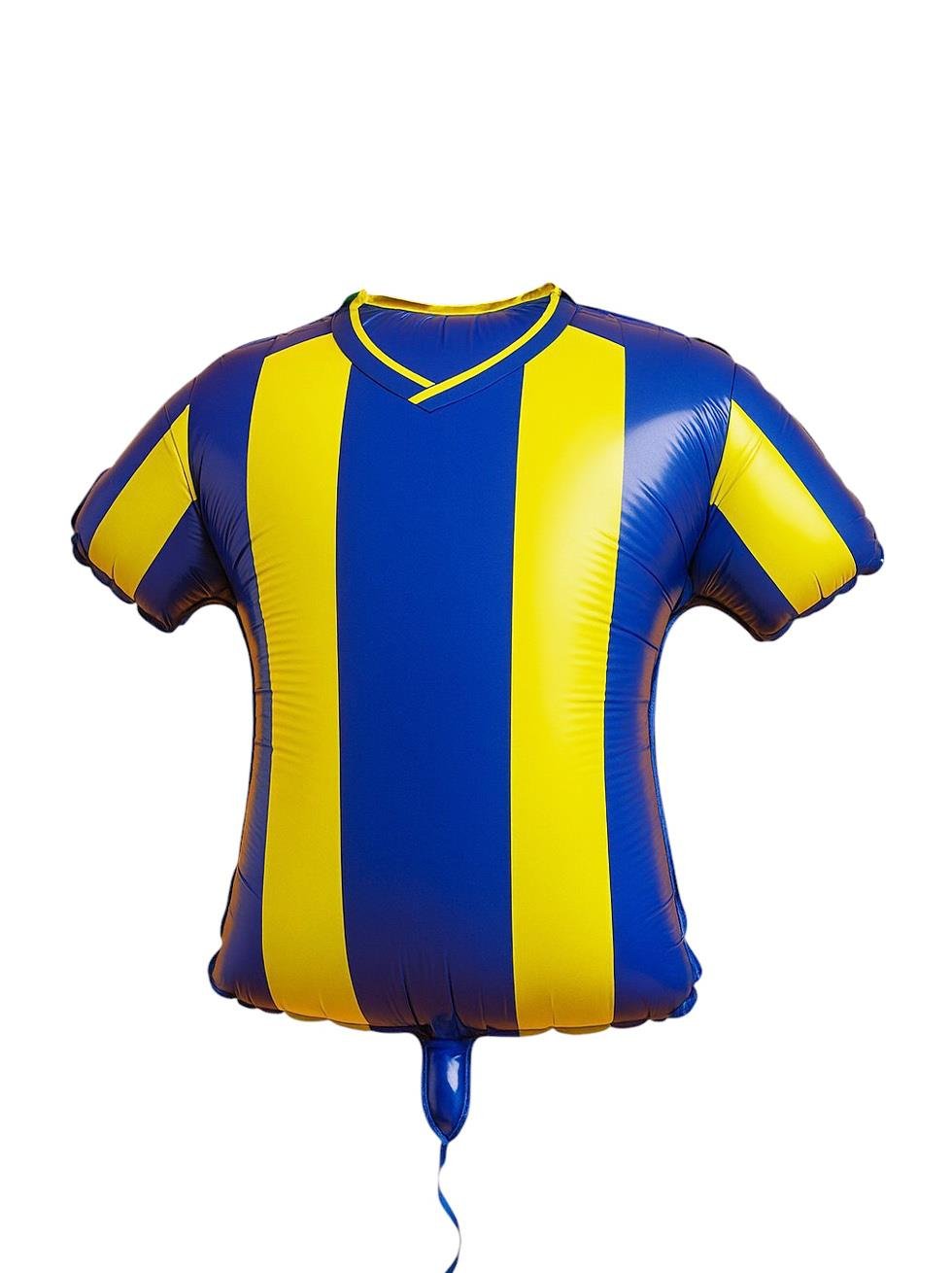 Sarı Lacivert Forma Folyo Balon Taraftar Doğum Günü Parti Balonu 45 cm