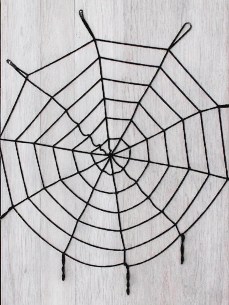 Cadılar Bayramı Dekoratif Örümcek Ağı Halloween Parti Dekorasyonu 1x1