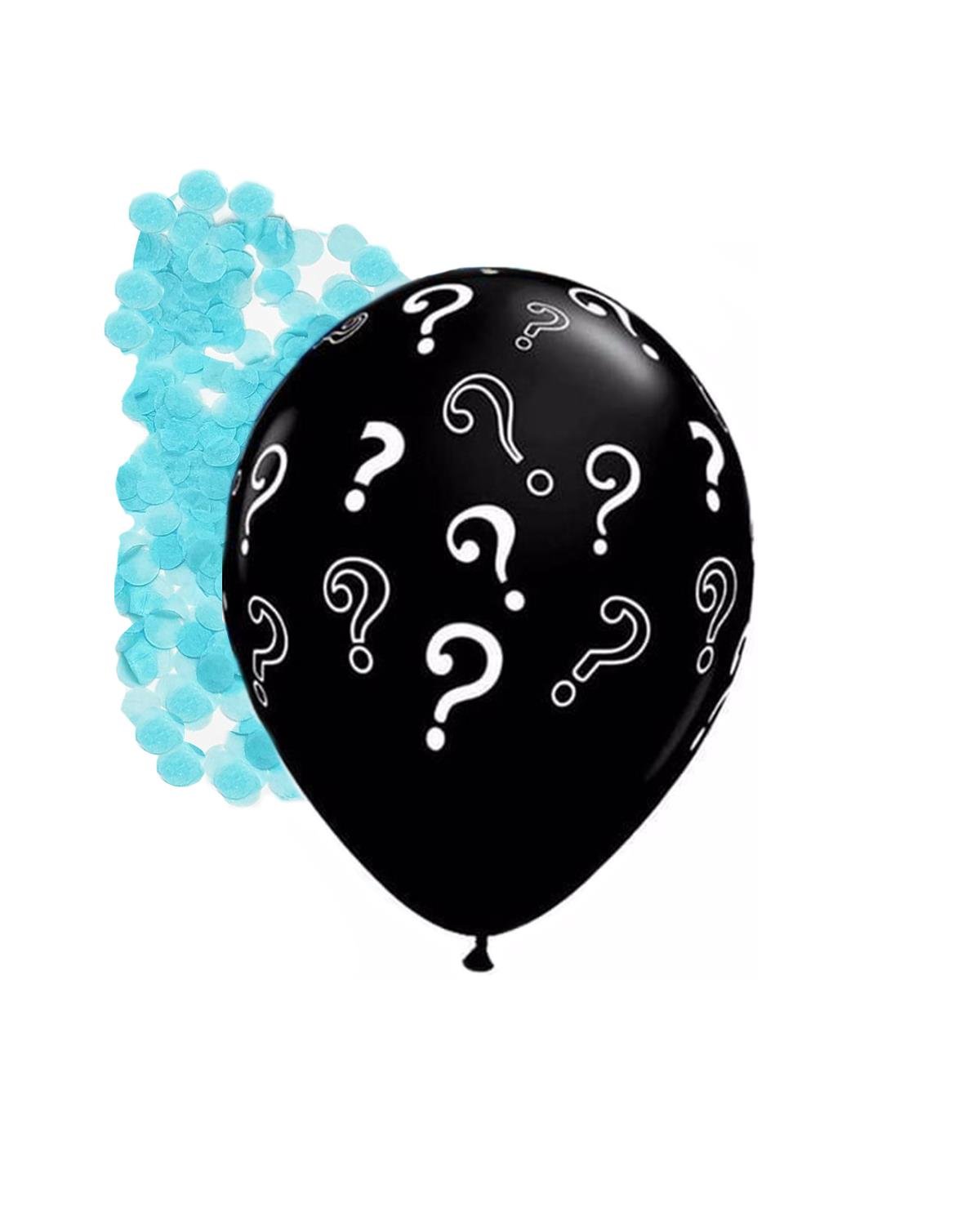 Cinsiyet Belirleme Parti Balonu Bor Or Girl Yazılı Konfetili Balon Mavi 18 inc