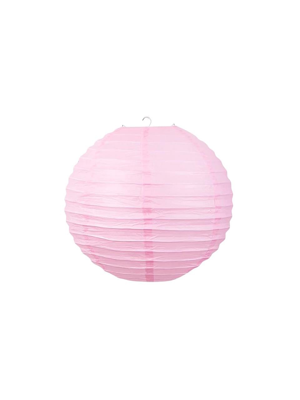 Japon Feneri Kağıt Fener Pembe 20 cm