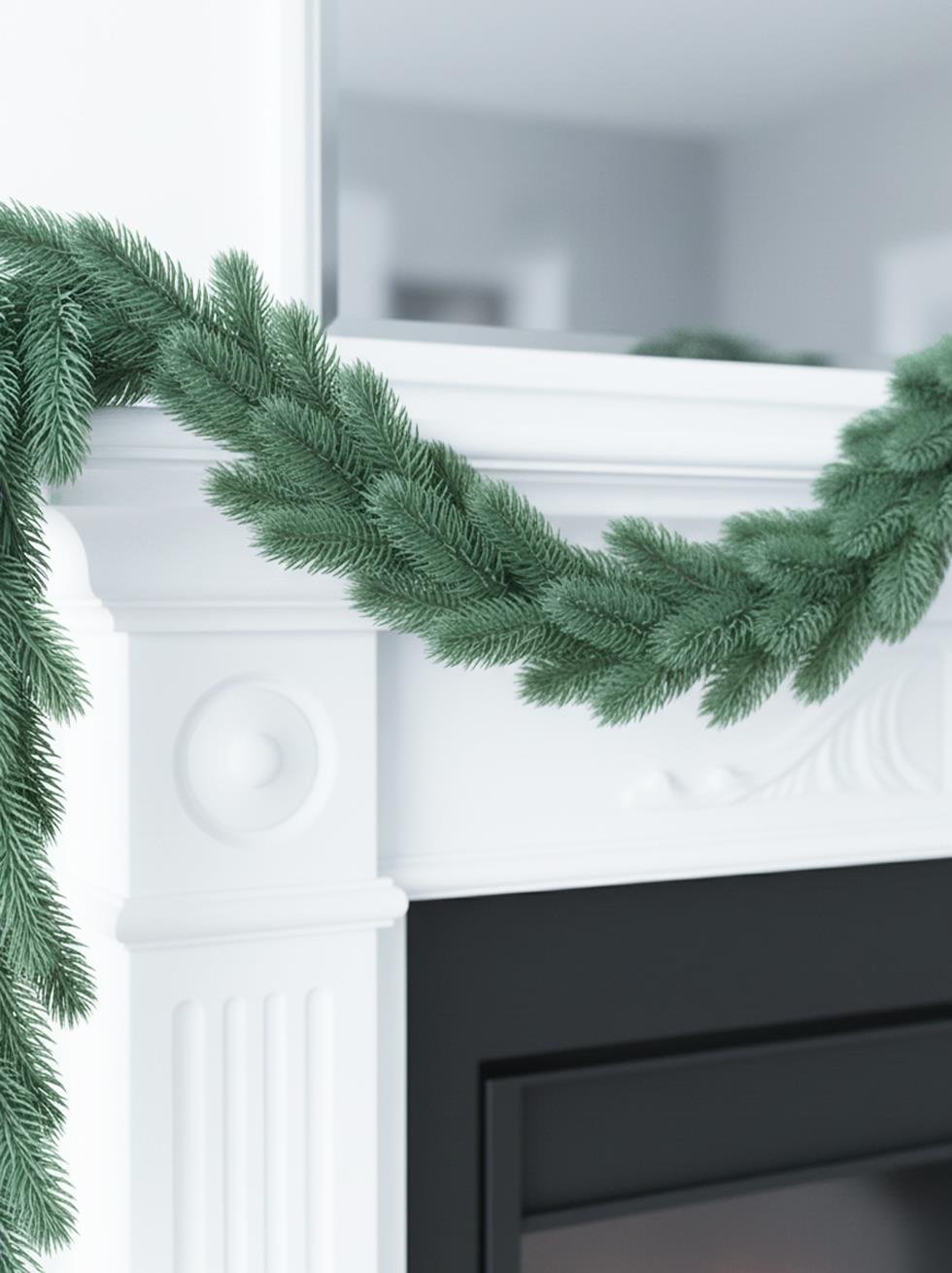 Yılbaşı Dekoru Çam Dalı Garland  – Kapı Duvar ve Masa Süsü Yeşil 180 cm