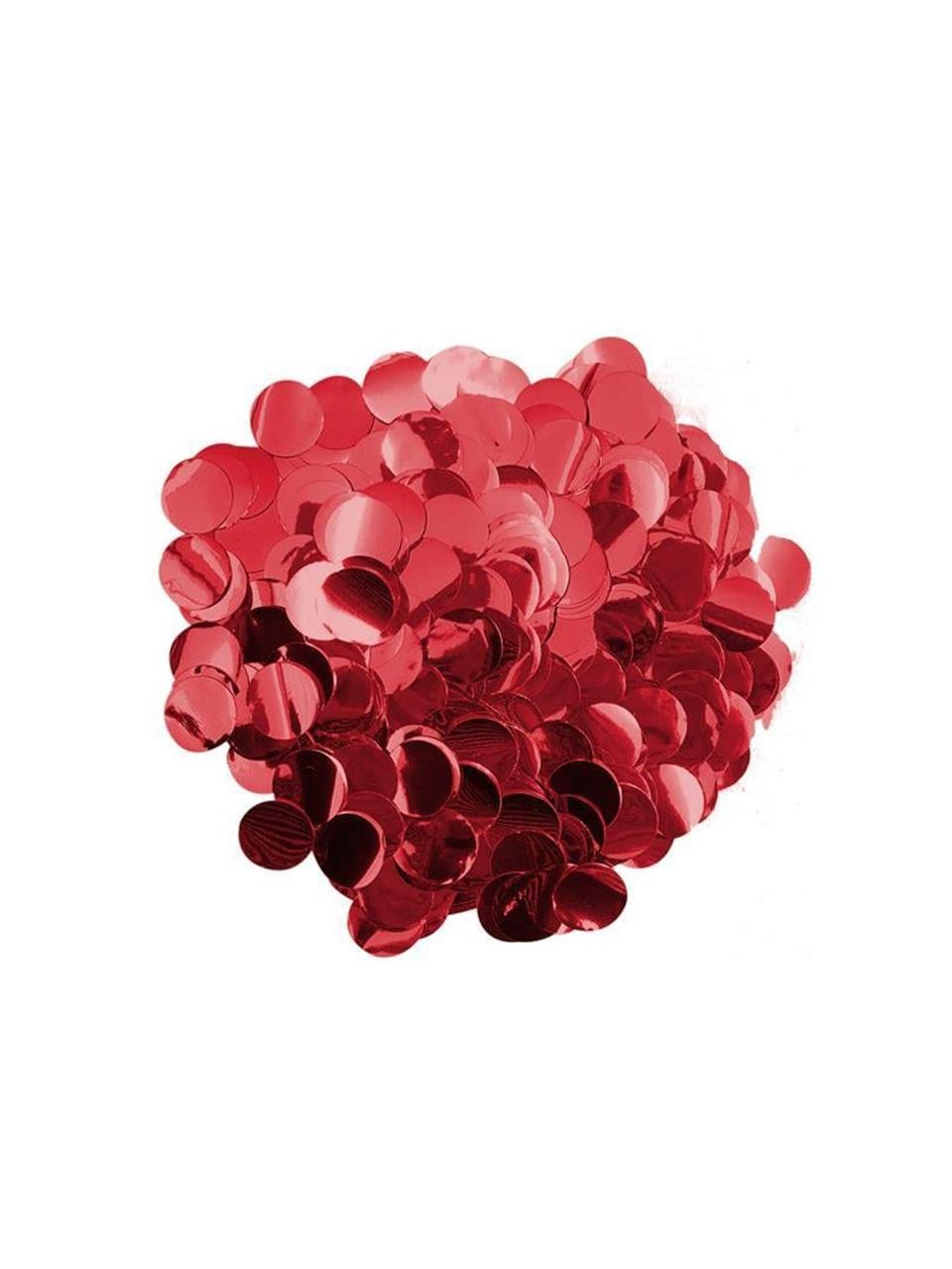 Balon Pulu Metalize Pul Konfeti Kırmızı