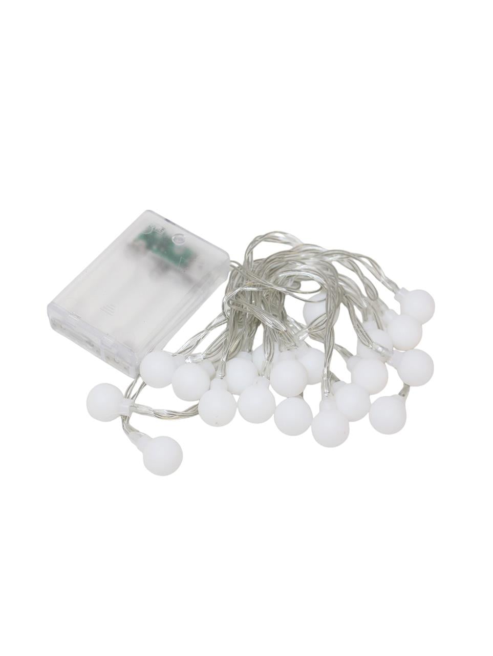 Top Led Işık Dekoratif Yılbaşı Aydınlatma Pilli Renkli 3 mt