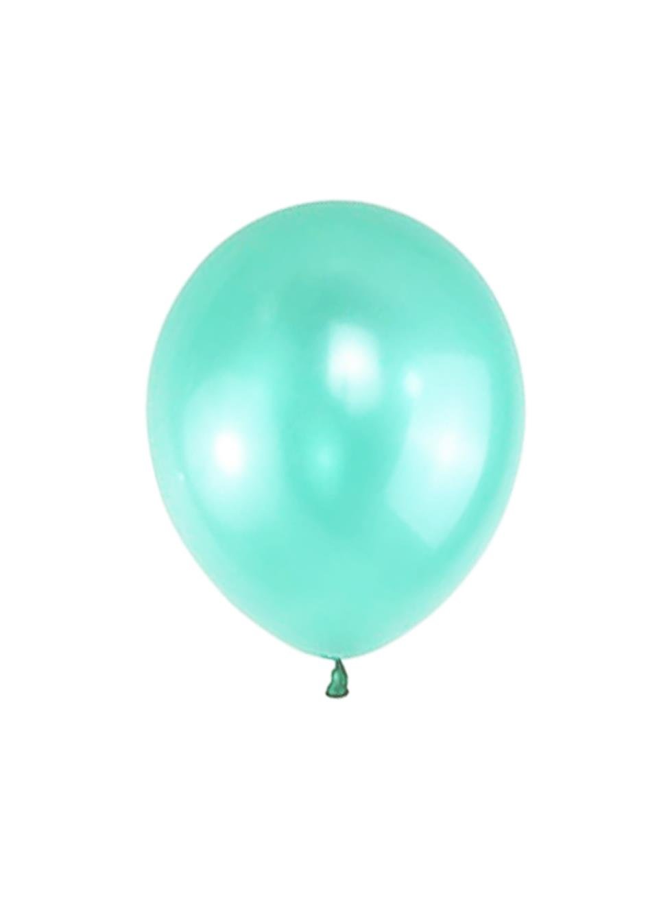 Su Yeşili Metalik Balon 100'Lü 12
