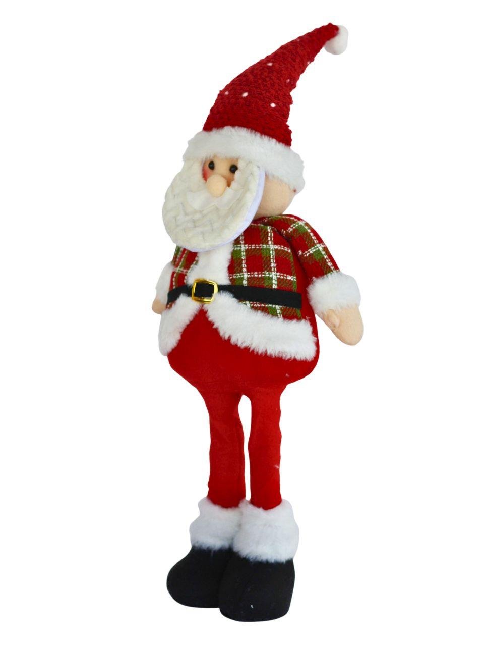 Yılbaşı Dekor Süsü Dekoratif Pelüş Noel Baba 60 cm