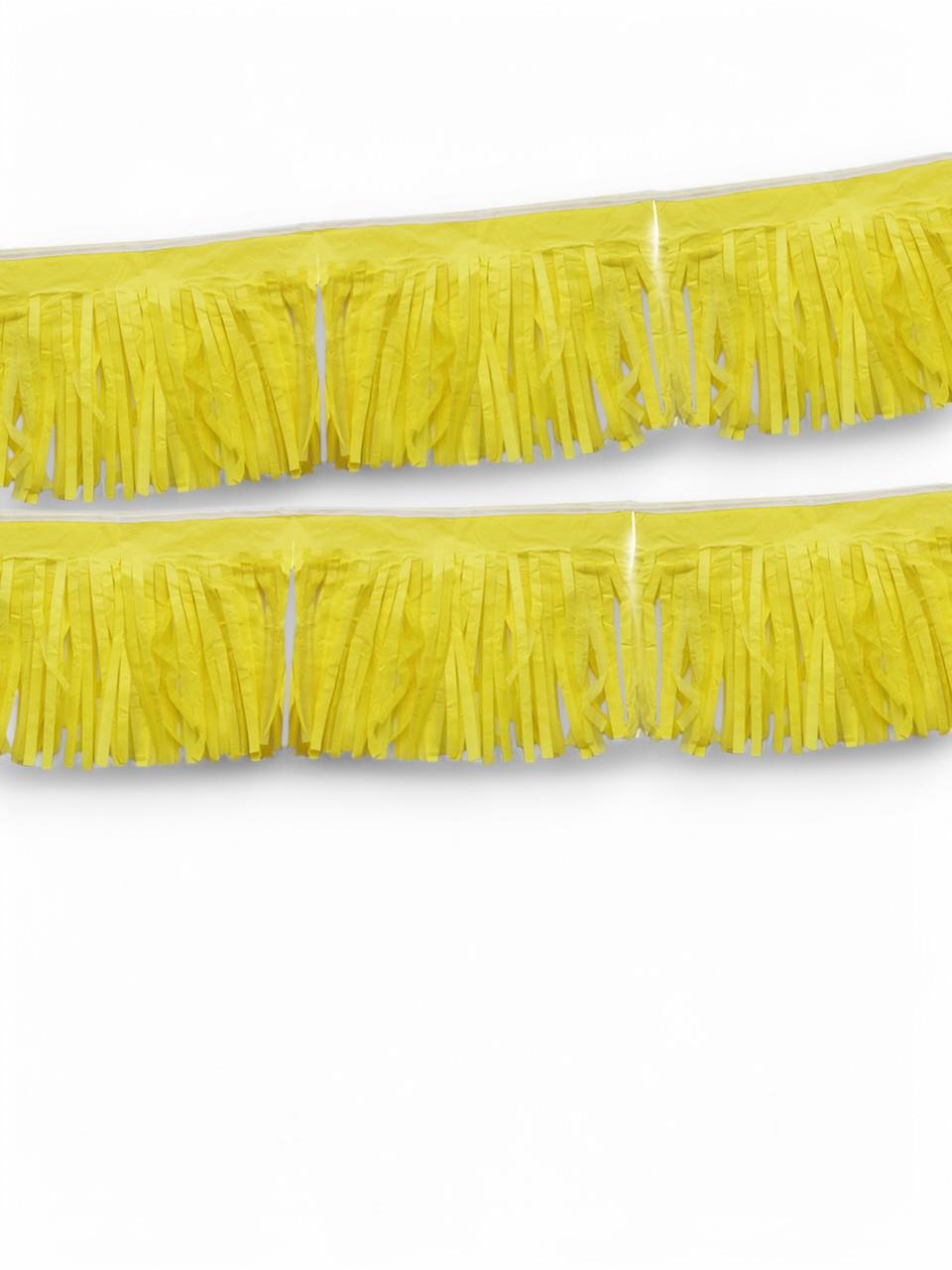 Dekoratif Püskül Süs Parti Arka Plan Süsü Sarı