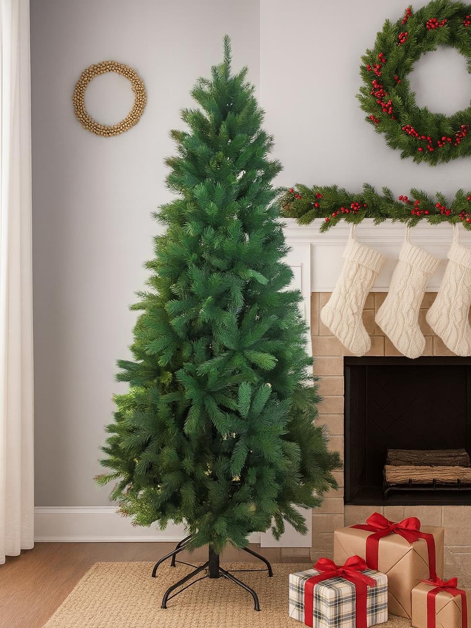 Yılbaşı Çam Ağacı Lüks 210 cm 1281 Dal