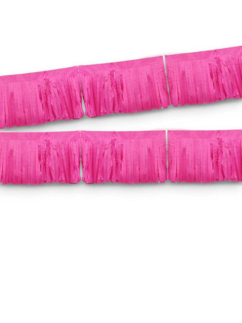 Dekoratif Püskül Süs Parti Arka Plan Süsü Fuşya