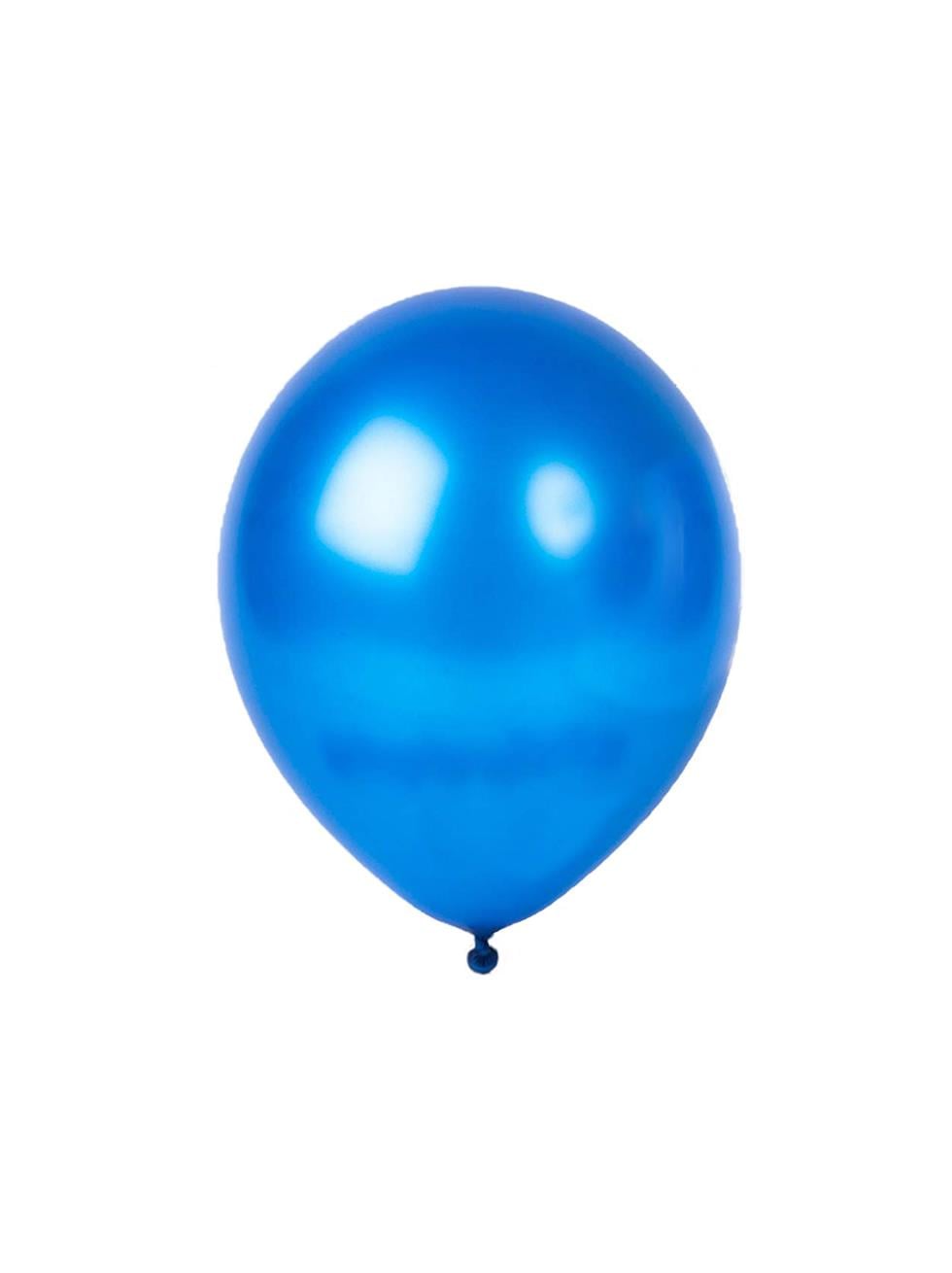 Mavi Metalik Balon 10'Lu 12
