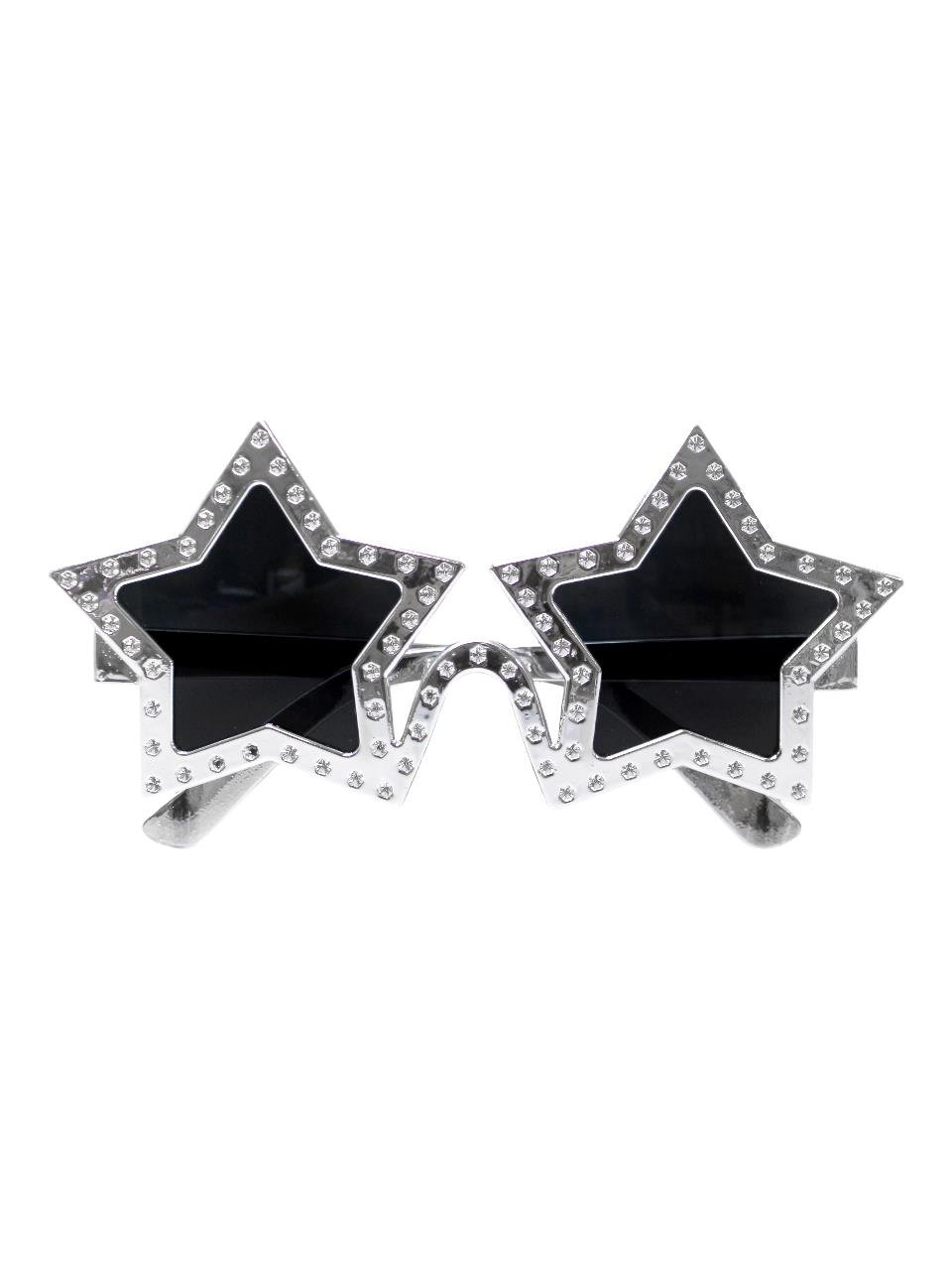 Yıldız Gözlük Bekarlığa Veda Partisi Yılbaşı Parti Gözlüğü Gümüş