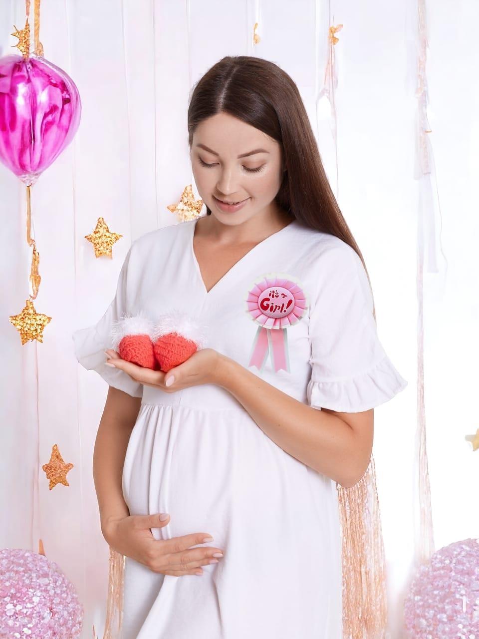 Its'a Girl Rozet Pembe