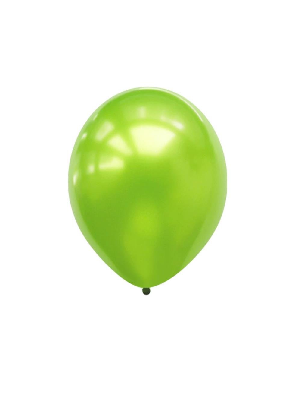 Açık Yeşil Metalik Balon 100'Lü 12