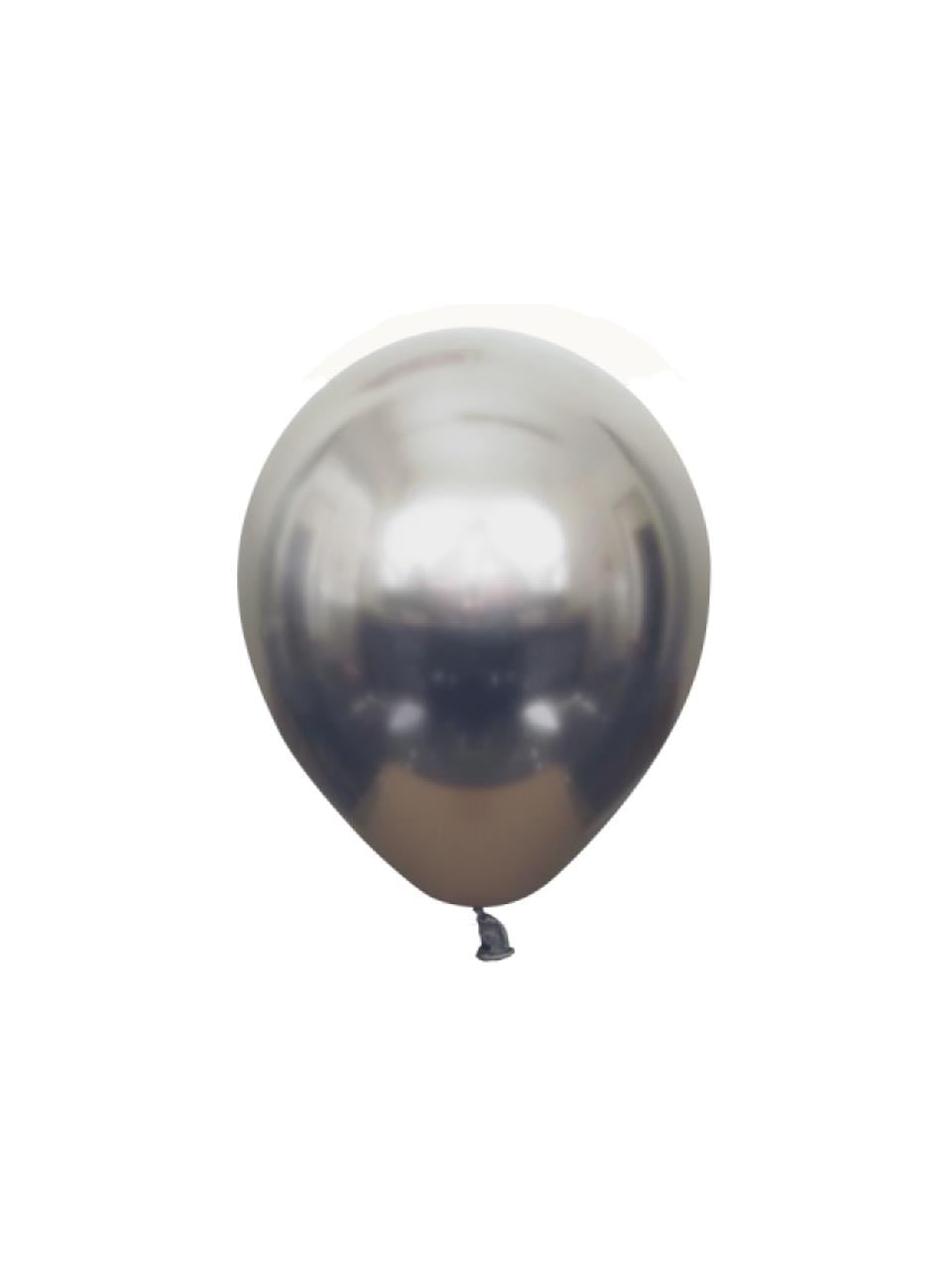 Uzay Gri Krom Balon 12 inc 50'li