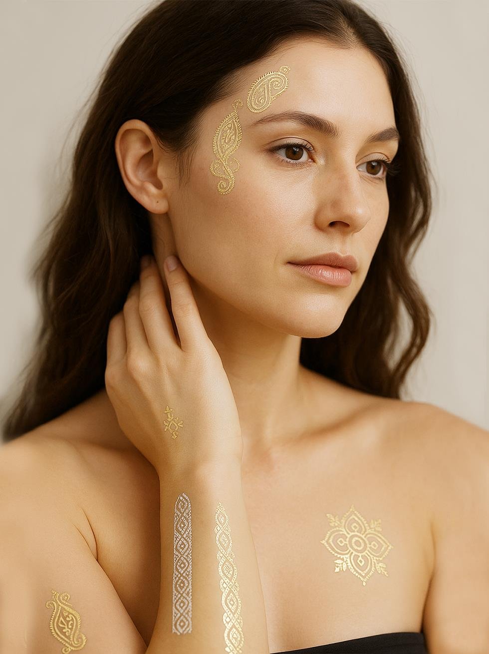 Metalik Geçici Dövme