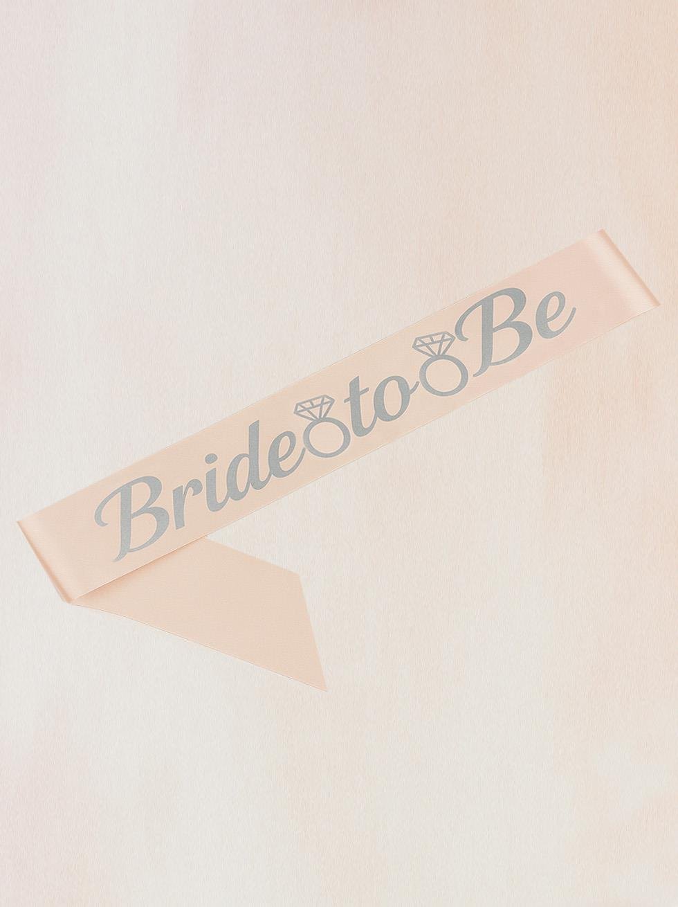 Bride To Be Kuşak Bekarlığa Veda Parti Aksesuarı Rose Üzeri Gümüş