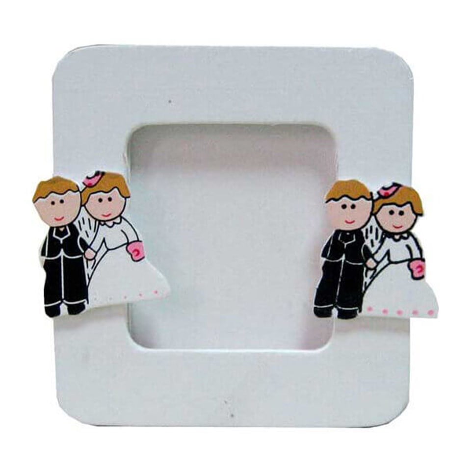 Ahşap Çerçeve Gelin-Damat