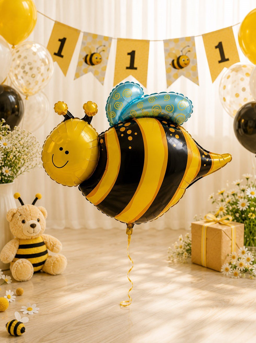 Arı Folyo Balon 80 Cm - Parti Balonu | Parti Adresi
