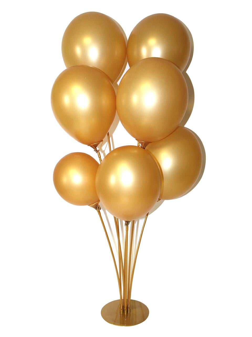 Ayaklı Balon Standı 7'li 75 Cm Altın