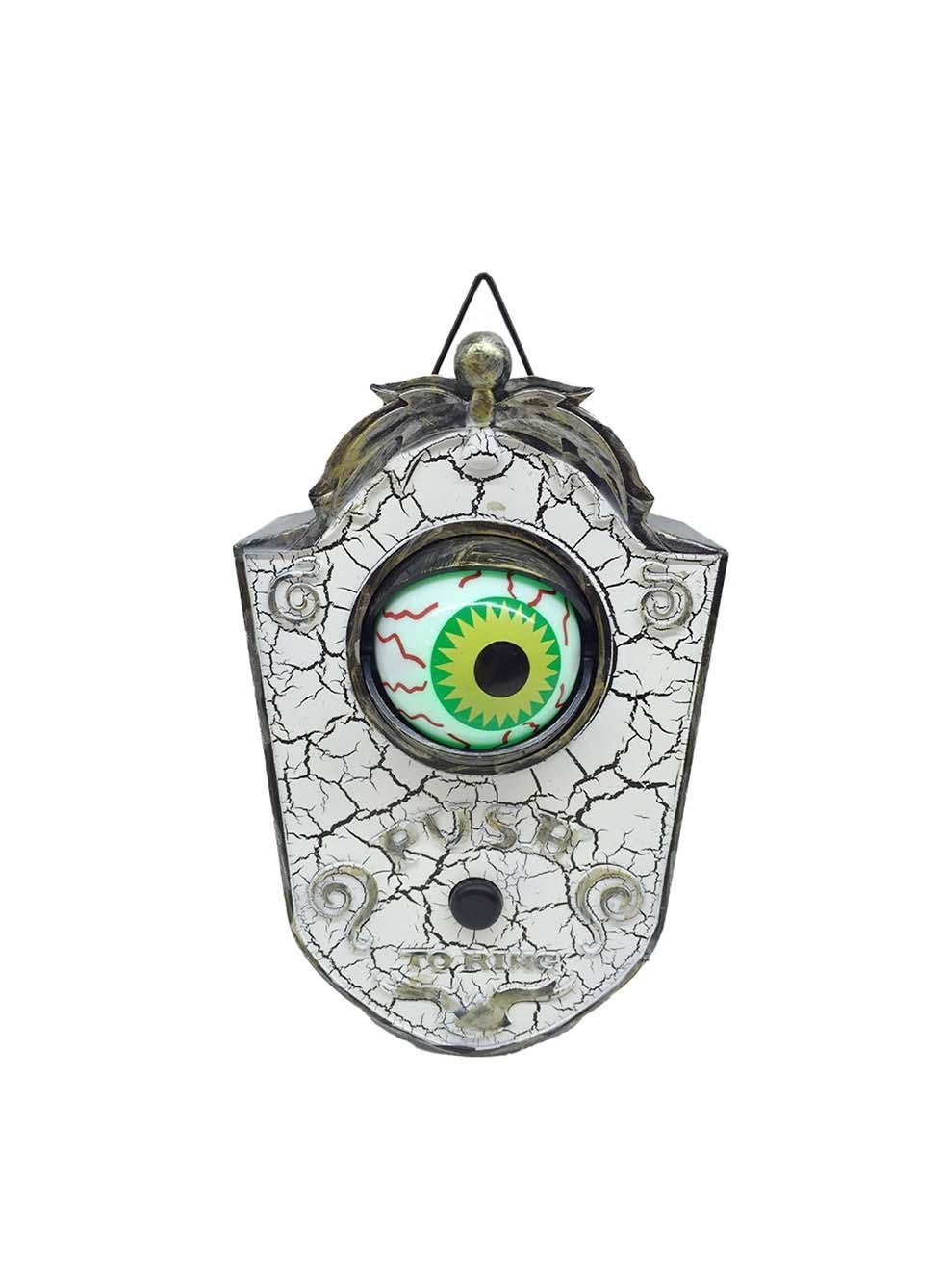 Halloween Hareketli Göz Kapı Zili Cadılar Bayramı Işıklı Sesli Parti Dekoru