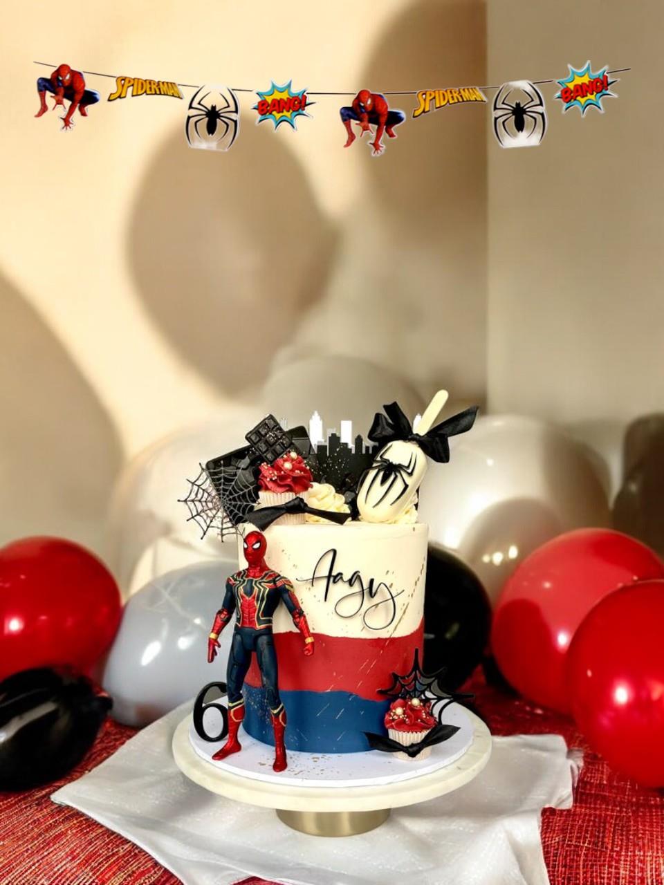 Spiderman Konsept Dekoratif Banner Asılabilir Doğum Günü Süsü