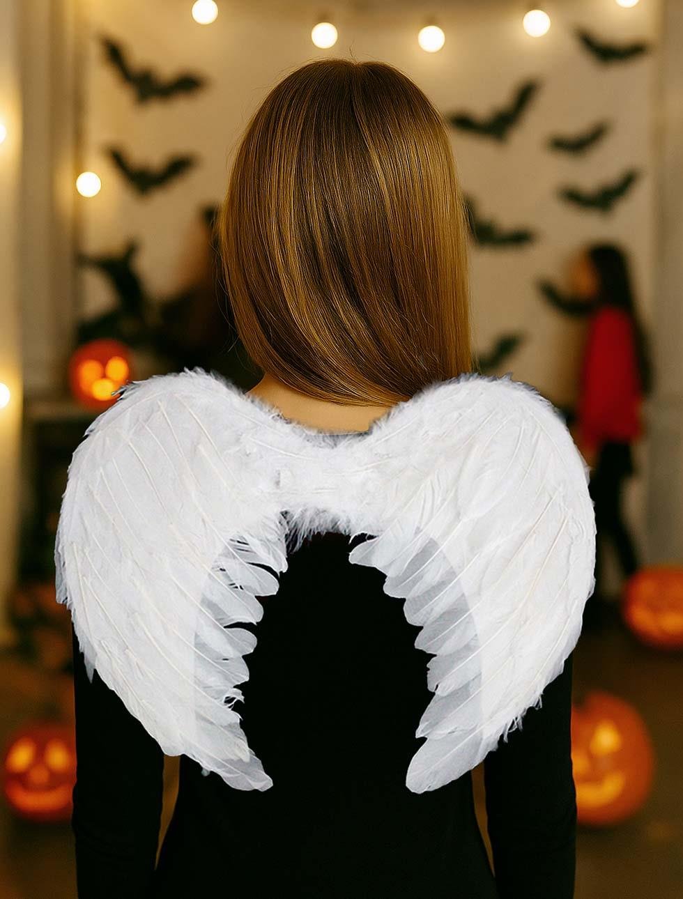 Melek Kanadı Parti Kostüm Aksesuarı Beyaz