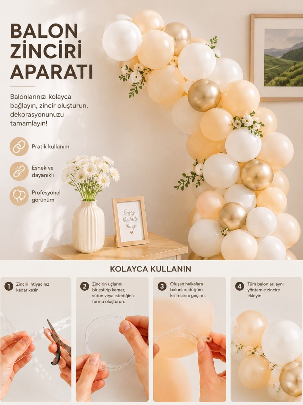 Balon Zinciri Aparatı - Balon Aksesuarları | Parti Adresi