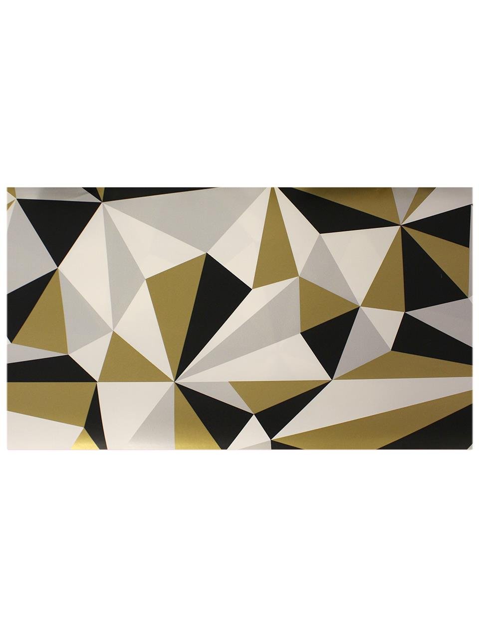 Baskılı Kuşe Kağıt Hediye Paketi Geometrik Desenli 70x25 mt 