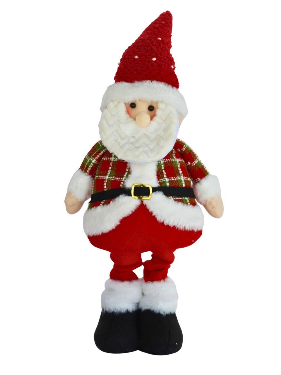 Yılbaşı Dekor Süsü Dekoratif Pelüş Noel Baba 60 cm