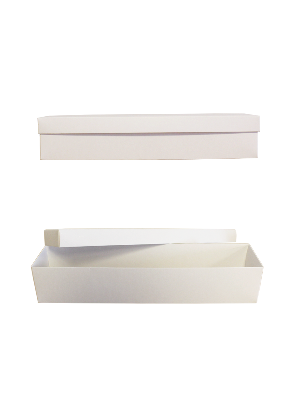 Beyaz Hediye Kutusu Dikdörtgen Çiçek Kutusu 7,5X34X6,5 Cm