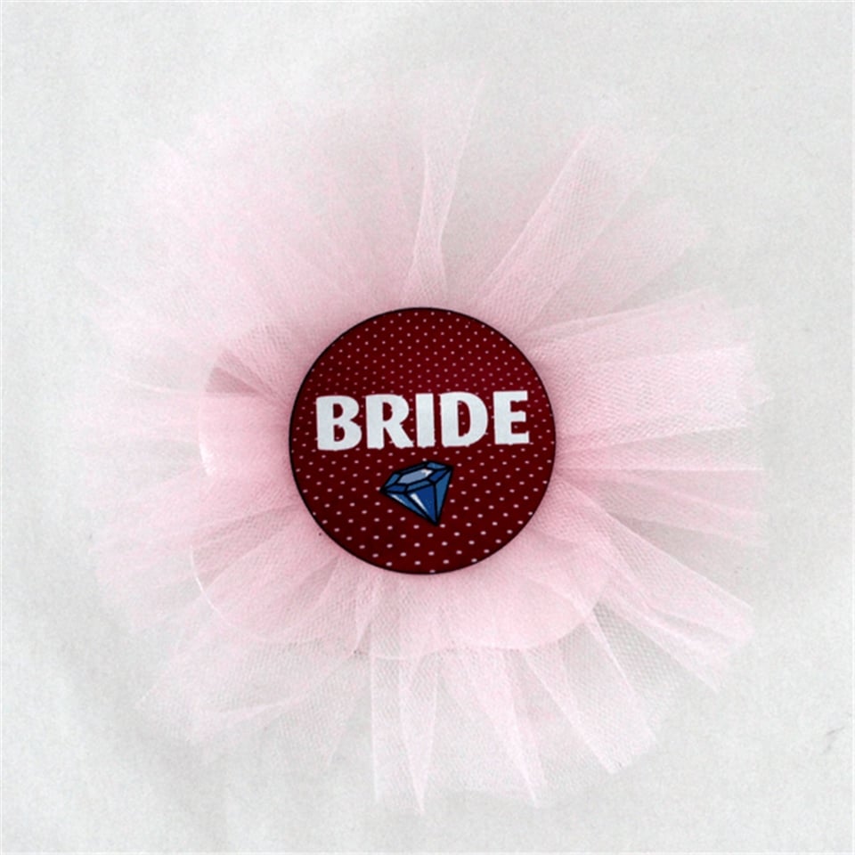 BRİDE ROZET BİLELİK PEMBE