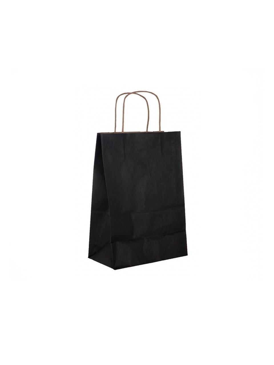 Büküm Saplı Çanta 18x23x8 Cm Siyah 25'li