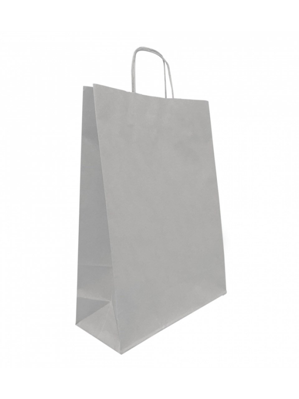 Büküm Saplı Çanta 32x41x12 Cm Gümüş 25'li