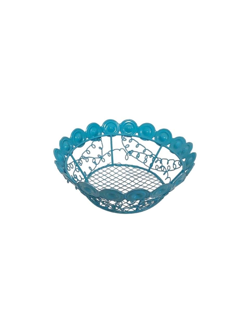 Metal Sepet 13 Cm Mavi