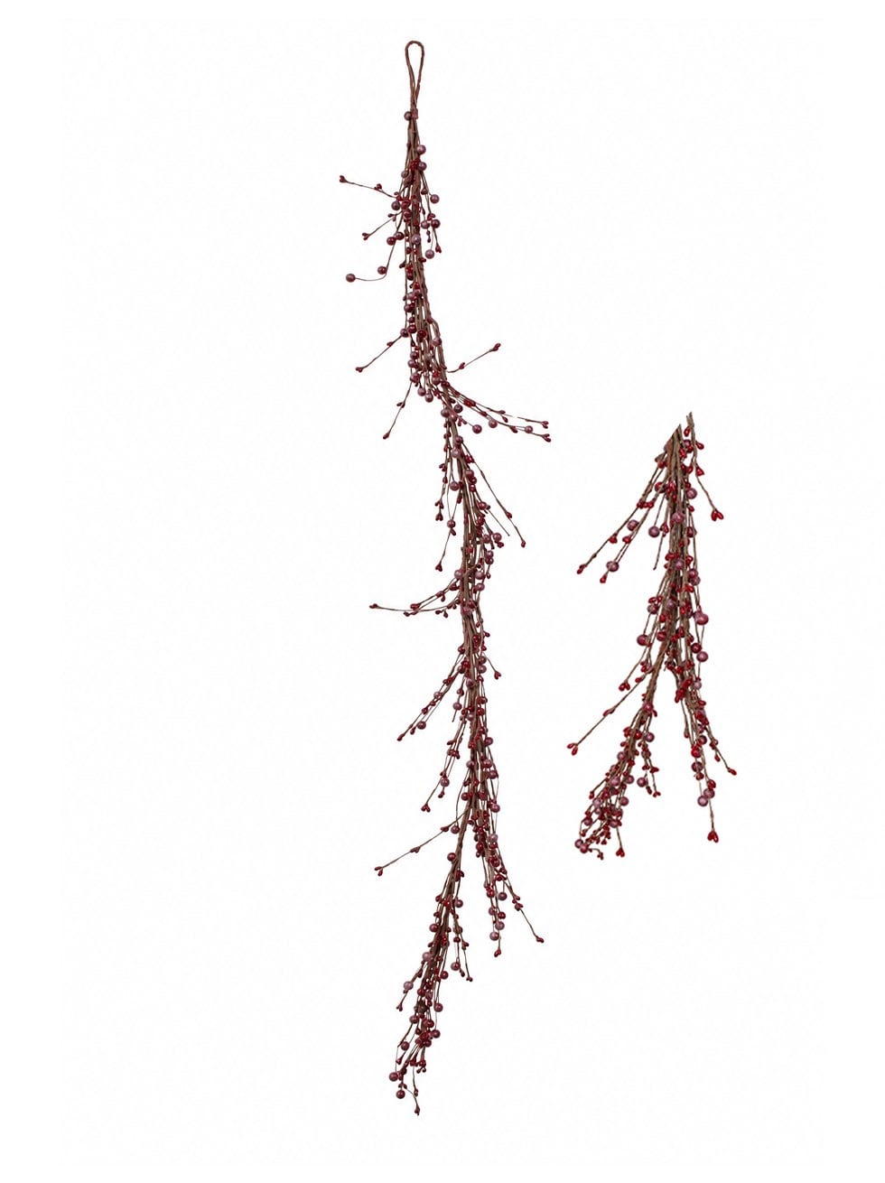 Cadılar Bayramı Bordo Berry Garland – Şömine ve Kapı Dekoru 150 cm - Halloween Kapı Süsü & Dekoratif Süsler | Parti Adresi