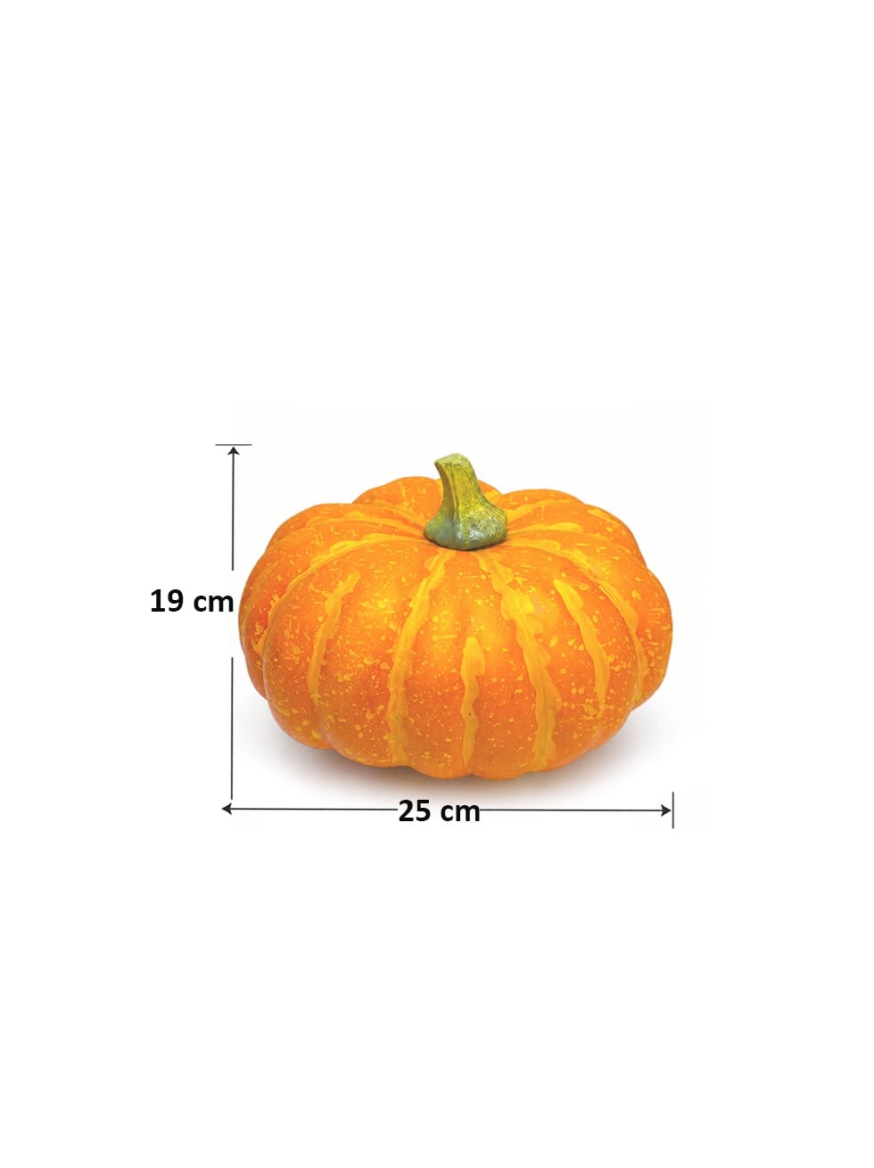 Cadılar Bayramı Yapay Balkabağı Halloween Parti Dekorasyonu 25 cm - Balkabakları | Parti Adresi