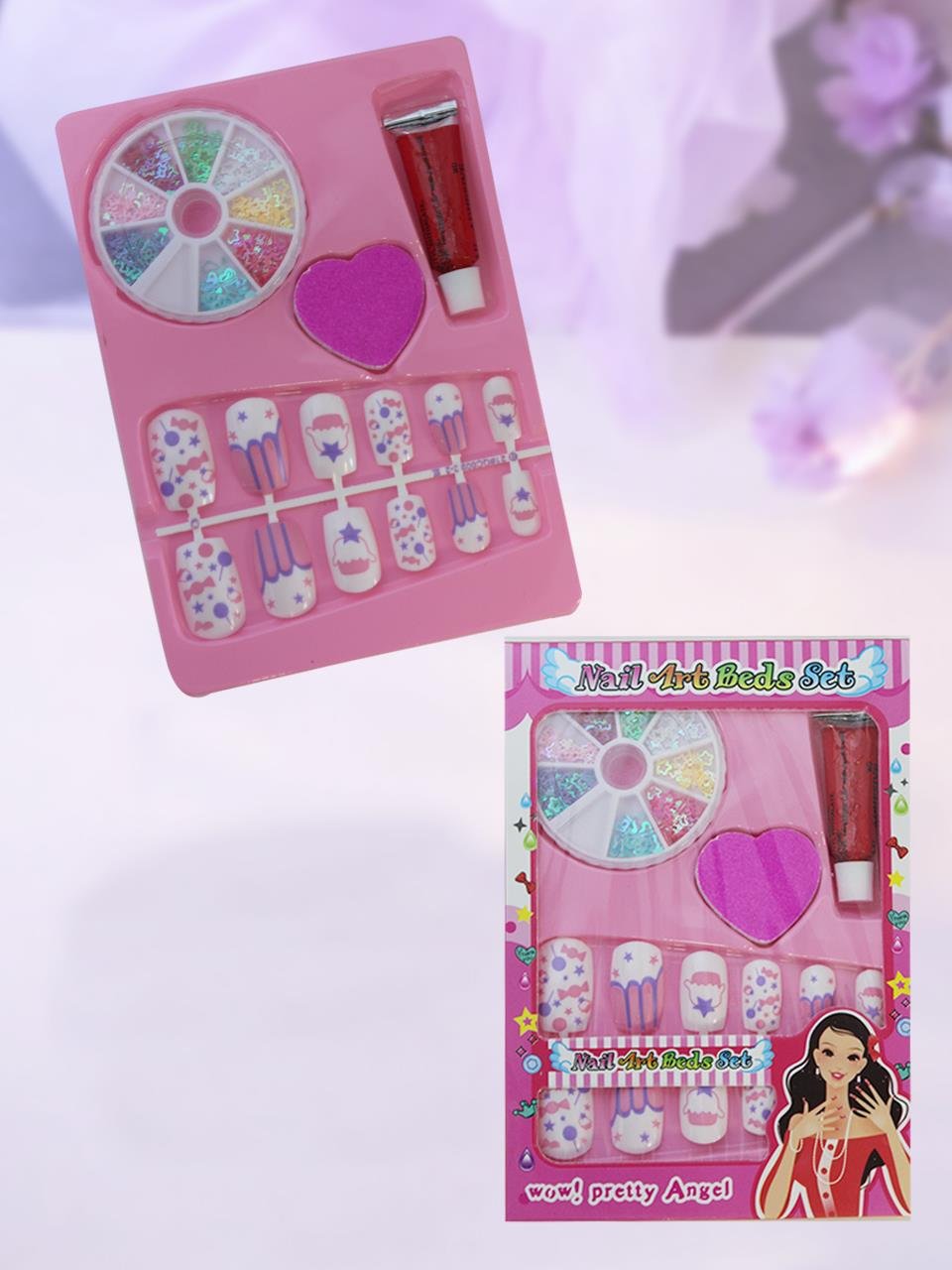 Süslü Takma Tırnak Seti Parti Aksesuarı