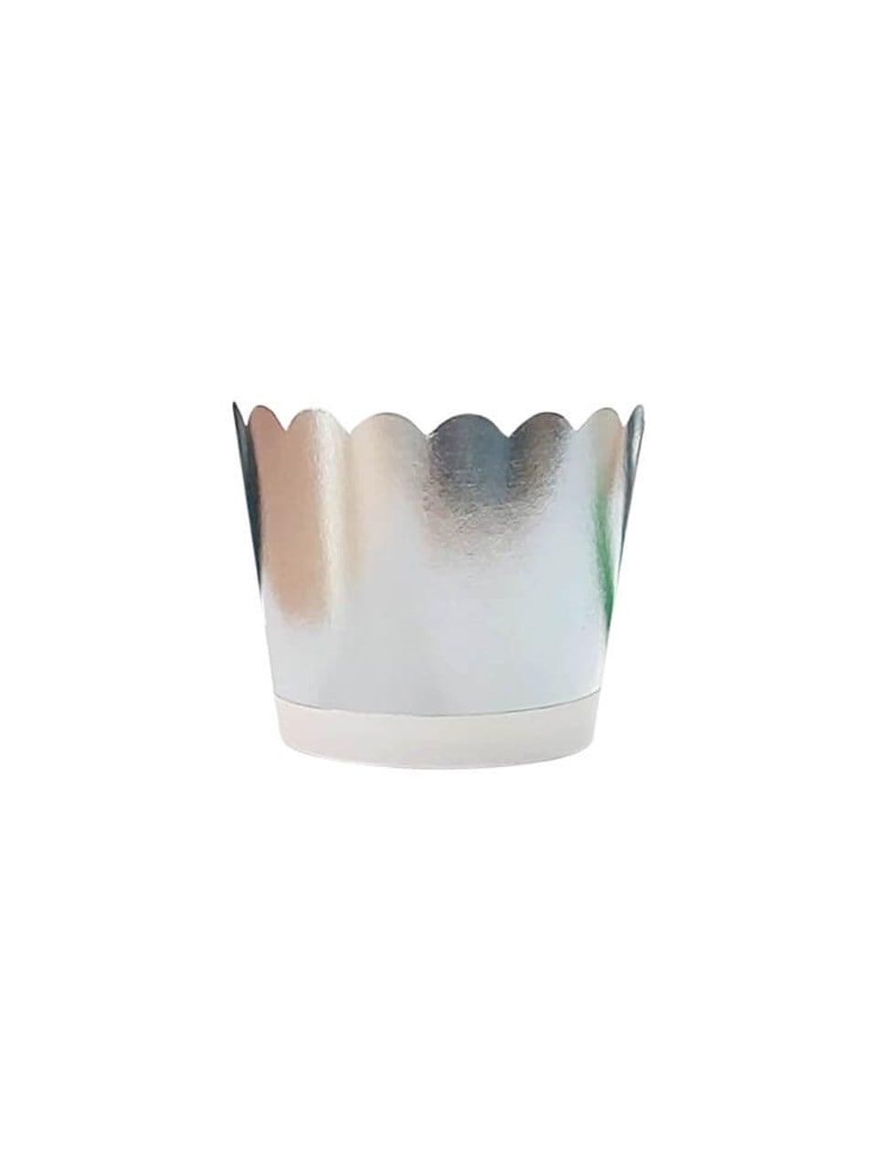 Cup Cake Kalıbı Gümüş 12 li