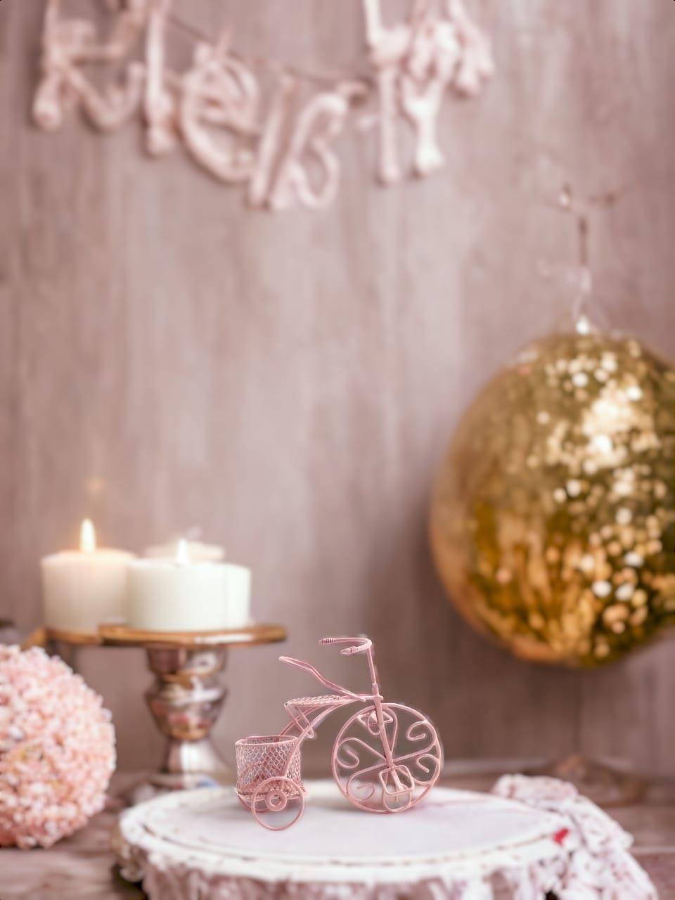 Metal Bisiklet Pembe